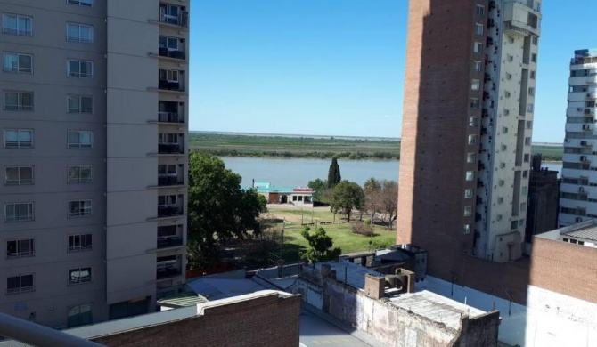 Monoambiente en Rosario con vista al río