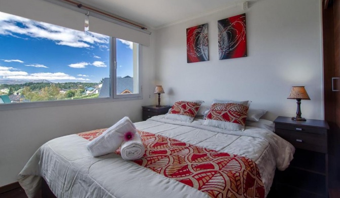 Departamento con vista al lago en Bariloche.